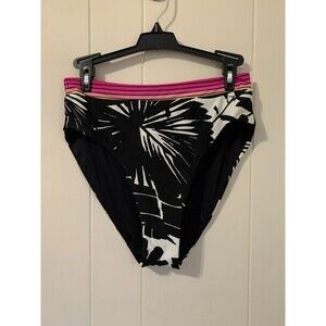 Trina Turk Lennox Banded High Waist Swim Bottom Reversible Size 8 NWT New